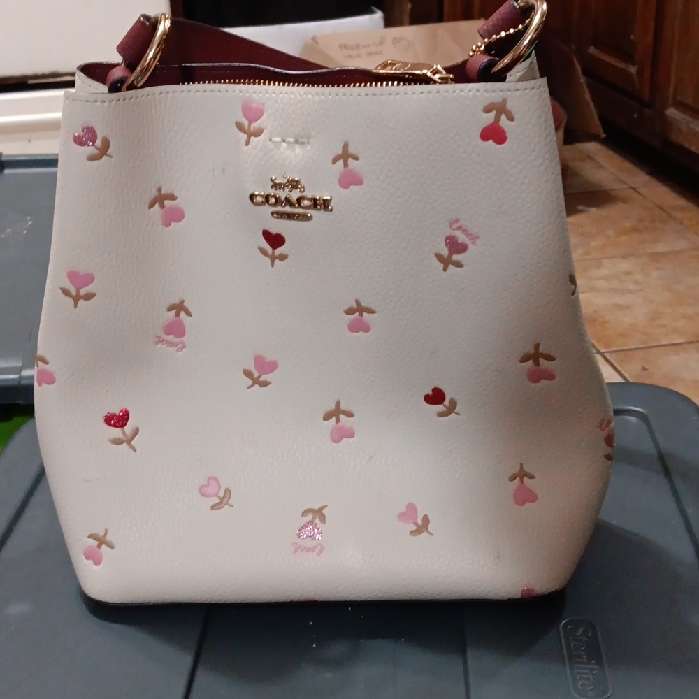 Coach little bucket bag